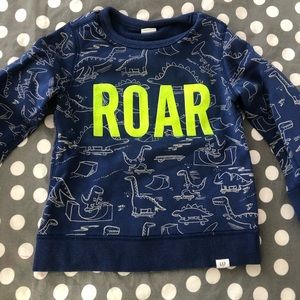 Gap dinosaur sweatshirt